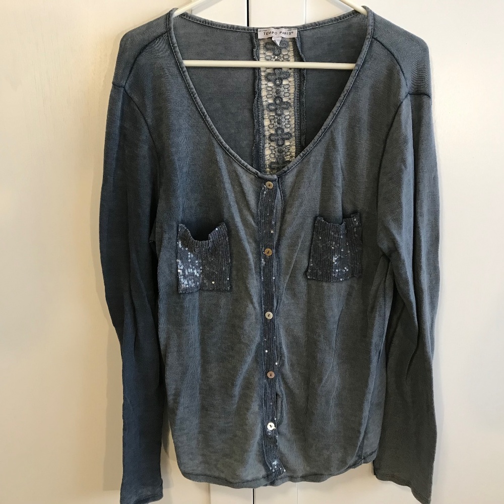 Tempo Paris super cute Henley